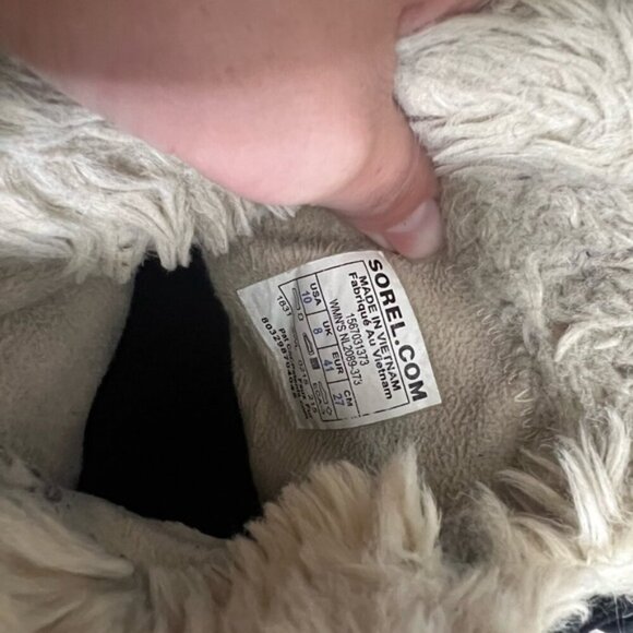 SOREL Tivoli II Women’s Tan Leather Lace Up Winter Snow Boots Size 10 - Picture 11 of 11